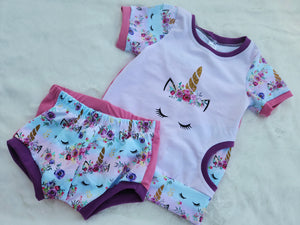 Unicorn Matching set size 4-7Y