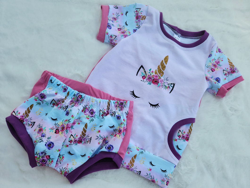 Unicorn Matching set size 4-7Y