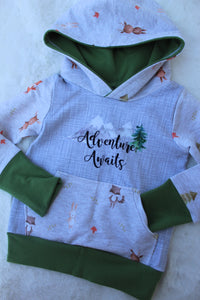 Grow Hoodies 12M-3T