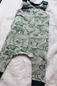 Shoulder Snap Grow Rompers 3-5T