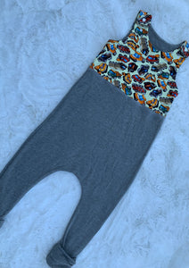 Shoulder Snap Grow Rompers 3-5T