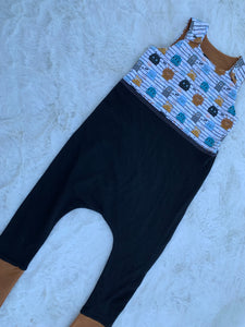 Shoulder Snap Grow Rompers 3-5T