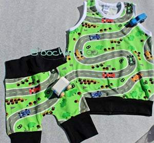 6-9Y Matching Grow Set Tank and Shorts