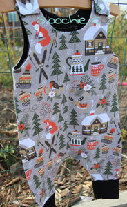 Shoulder Snap Grow Rompers 3-12M