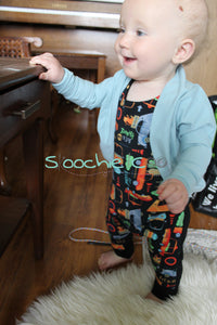 Shoulder Snap Grow Rompers 3-5T