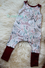Load image into Gallery viewer, Shoulder Snap Grow Rompers 3-12M
